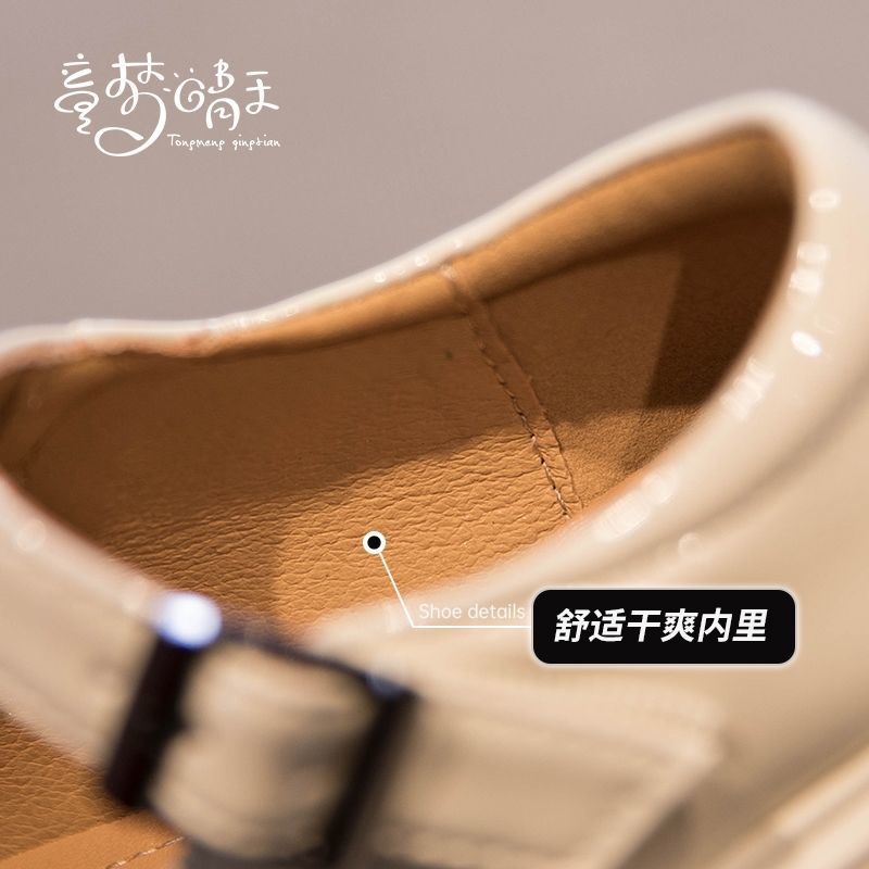 Giày Búp Bê Da Đế Mềm Phong Cách Anh Quốc Thời Trang Xuân Hè 2022 Cho Bé Gái