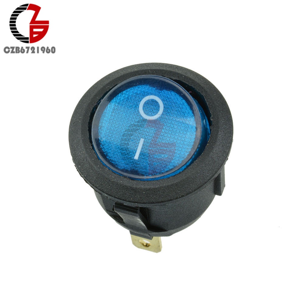 Công TắC On-Off Mini 3Pin SPDT ĐèN LED Đỏ 6A 250V 10A 125V AC Chuyên DụNg