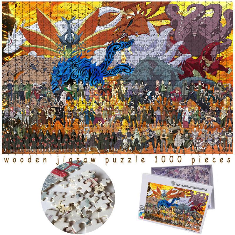 Bộ Đồ Chơi Xếp Hình Naruto 9.30 1 000 Mảnh 1,000 Mảnh DIY Bằng Gỗ Tùy Chỉnh Sáng Tạo Cho Người Lớn