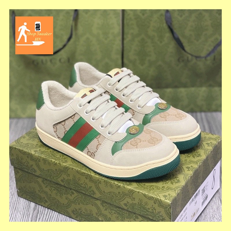 Giày Thể Thao , Giày Sneaker Gucci 3 Vạch Sơn Tùng Cao Cấp Full size nam nữ