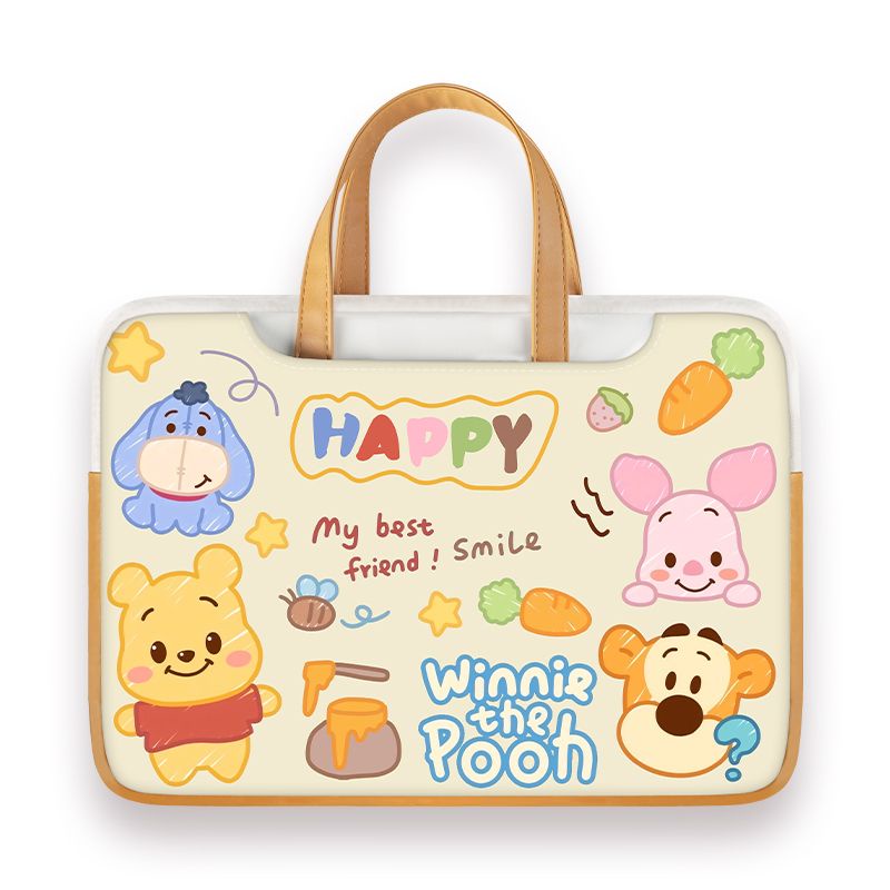 Túi Đựng Laptop 15.6-Inch 16-Inch 14-Inch 12-Inch Bằng Nhung Chống Mài Mòn In Họa Tiết Graffiti Dễ Thương