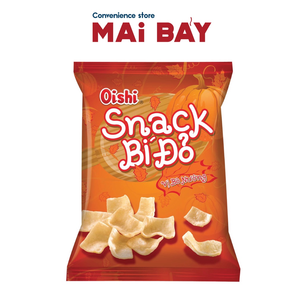 Oishi Snack Bí Đỏ Vị Bò Nướng