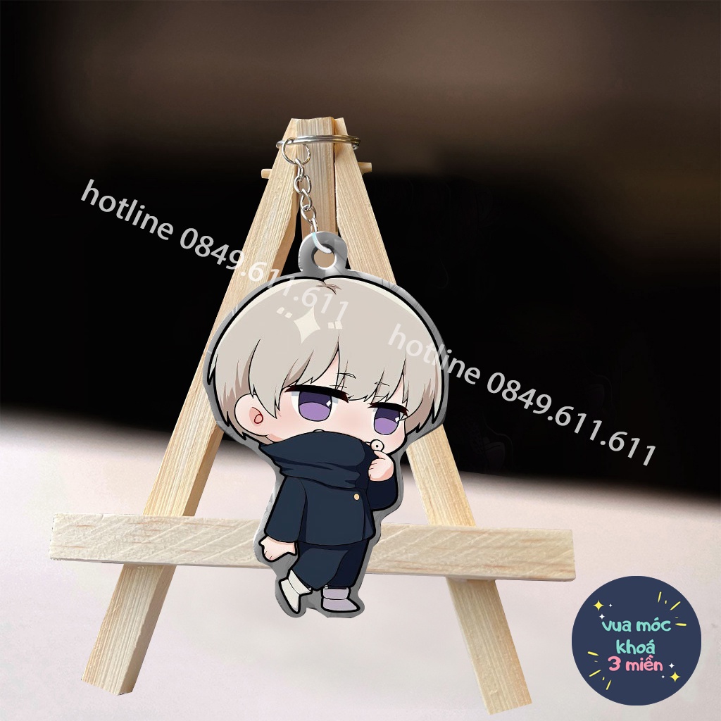 Móc khóa anime Jujutsu Kaisen chú thuật hồi chiến in hình nhân vật Toge Inumaki