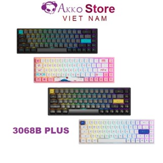 Bàn phím cơ AKKO 3068B Plus (Bluetooth 5.0 / Wireless 2.4Ghz / Hotswap /Foam tiêu âm / AKKO CS Jelly )