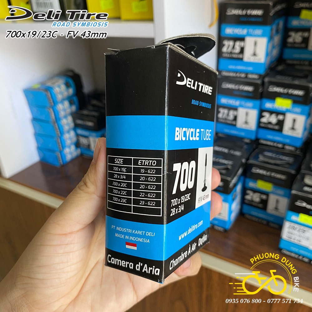 Ruột  xe đạp Deli Tire 700x19-23C
