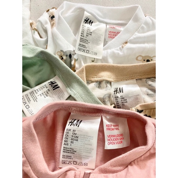 Body Hm xuất xịn khéo khoá cho bé trai/bé gái