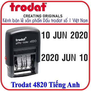 Dấu ngày tháng năm cao 4mm (Trodat 4820)
