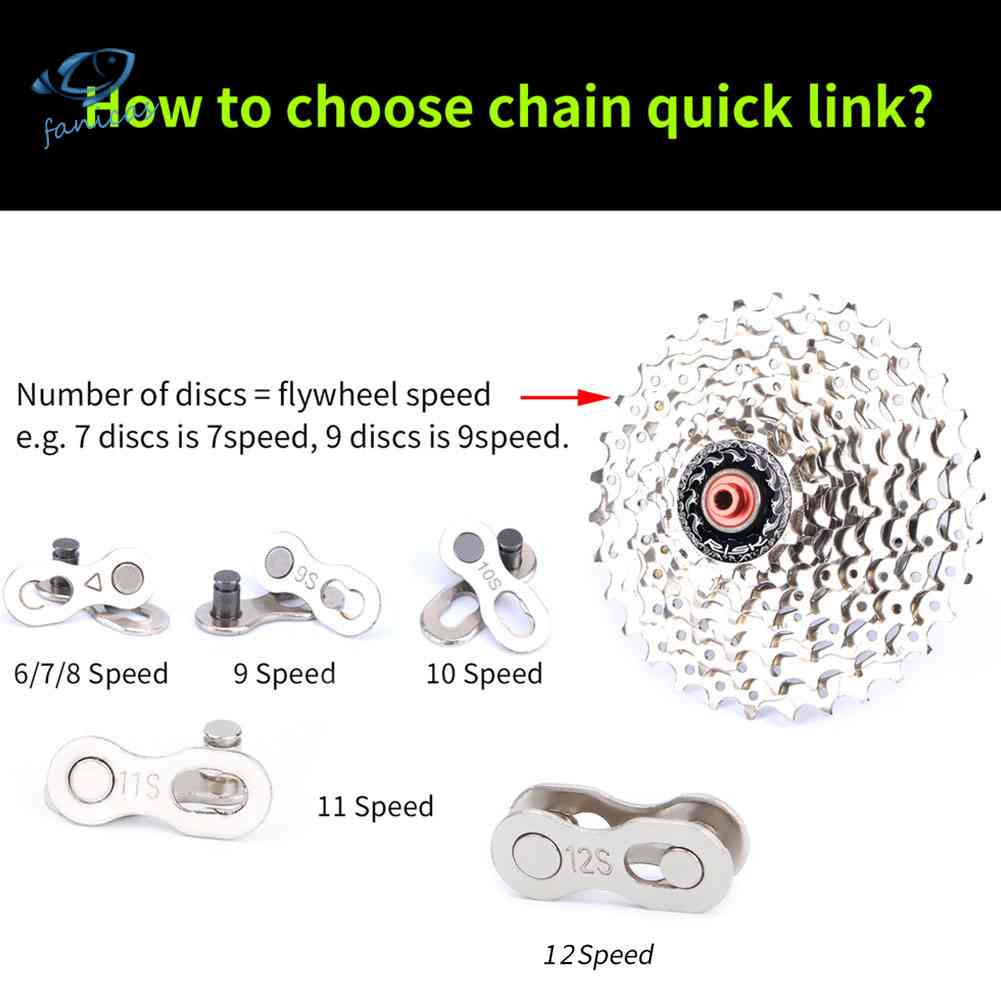 Set 5 Cặp Khớp Nối Dây Xích Xe Đạp Leo Núi