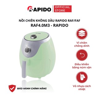  Nồi chiên không dầu Rapido RAF4.0M3 4L 1200W công nghệ Rapid Air đa chức năng bảo hành 1 năm 