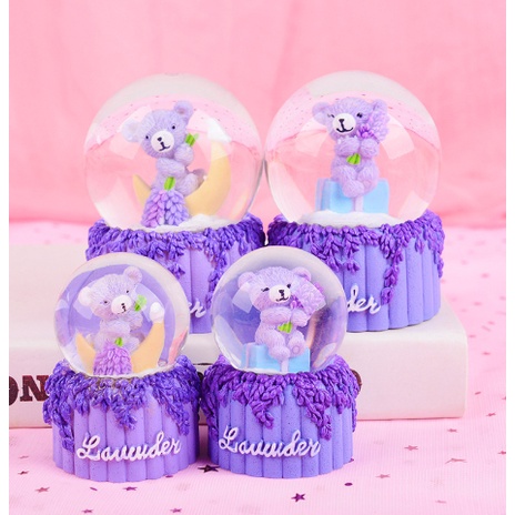 Quả Cầu Tuyết Có Đèn Phát Sáng Nhiều Hình Cute - Quà Lưu Niệm, Quà Tặng Sinh Nhật Ý Nghĩa