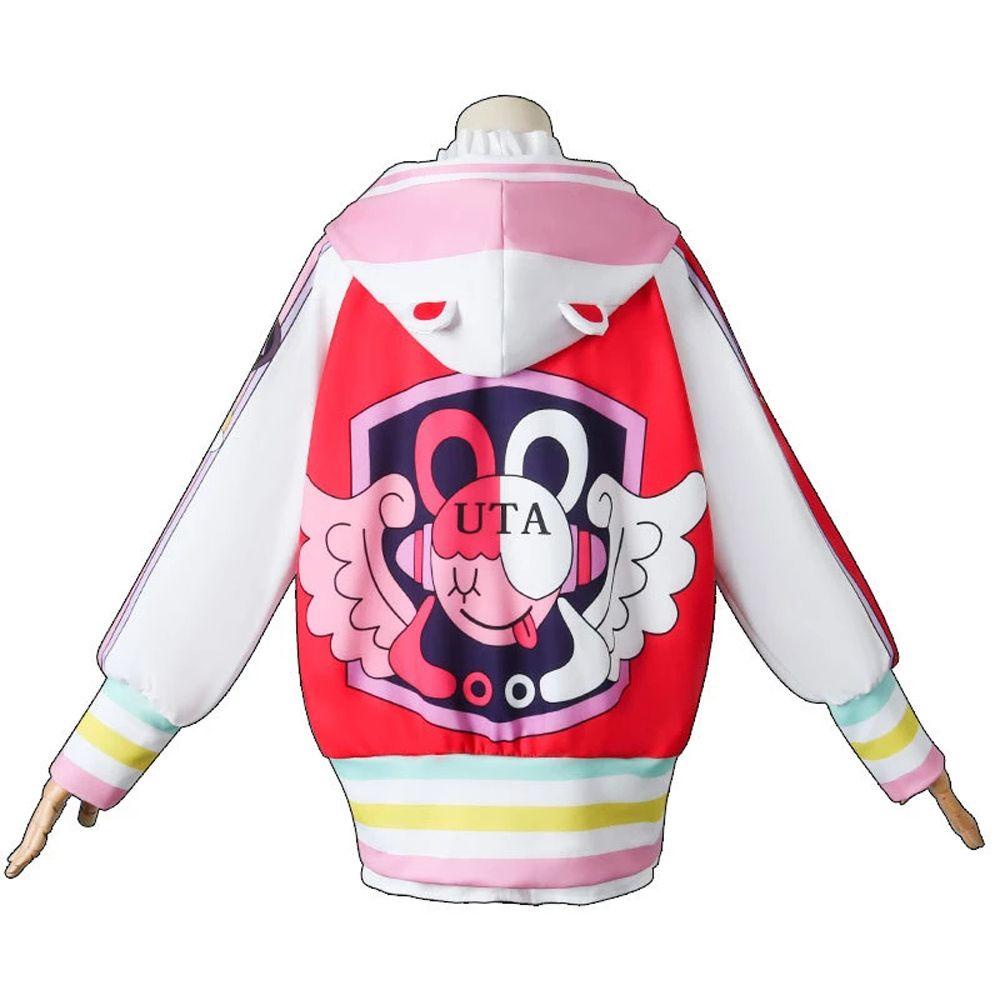 Sweetjohn Áo Khoác cosplay Nhân Vật Hoạt Hình Nhật Bản Dáng Dài Màu Đỏ uta show