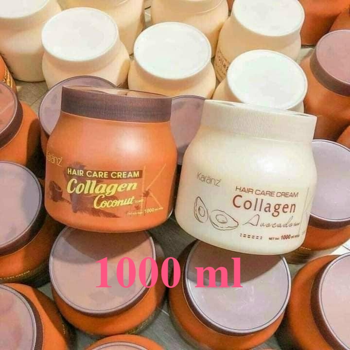 Kem ủ tóc Karanz Collagen giúp tái tạo làn tóc óng ả phục hồi tóc hư tổn