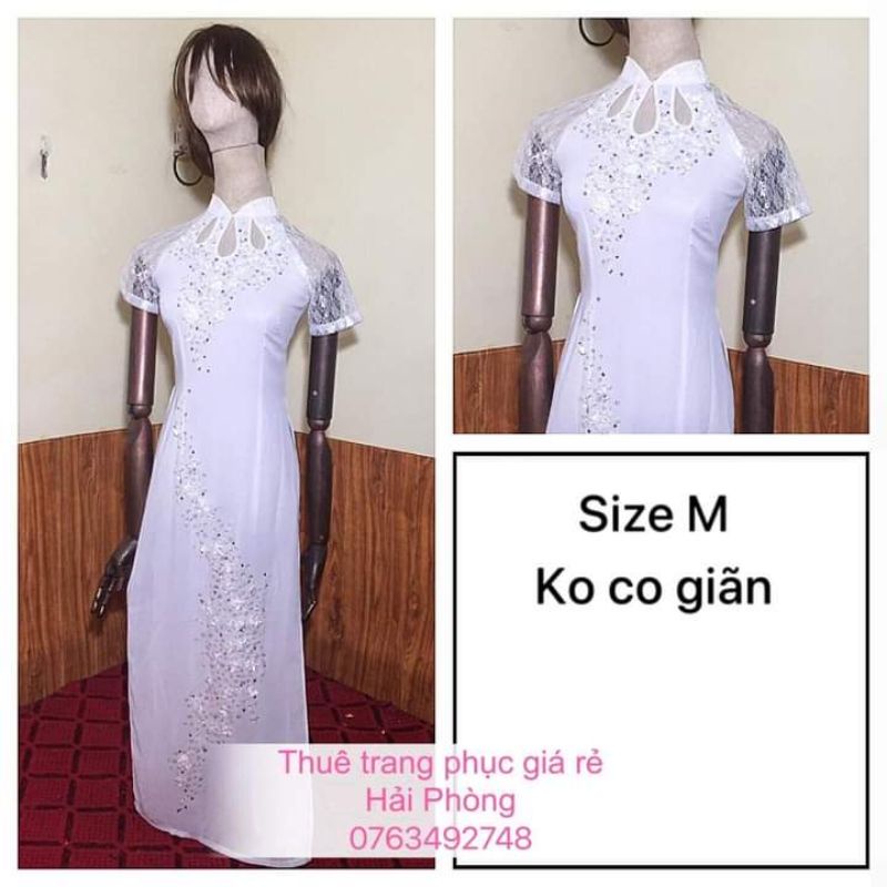 áo dài kiểu, áo dài cách tân cũ thanh lý giá siêu rẻ, rẻ hơn thuê (ko kèm quần) [T2022]