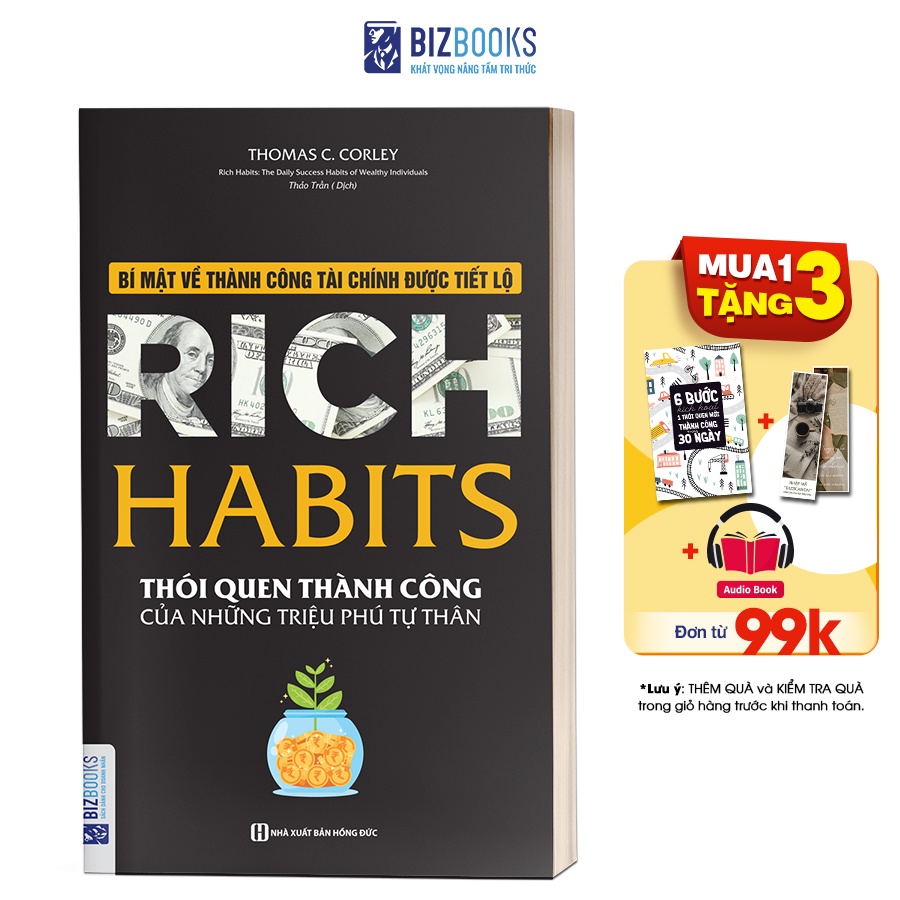 BIZBOOKS - Sách - Rich Habits - Thói Quen Thành Công Của Những Triệu Phú Tự Thân- 1 BEST SELLER
