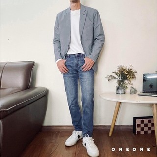 Áo khoác Blazer cotton