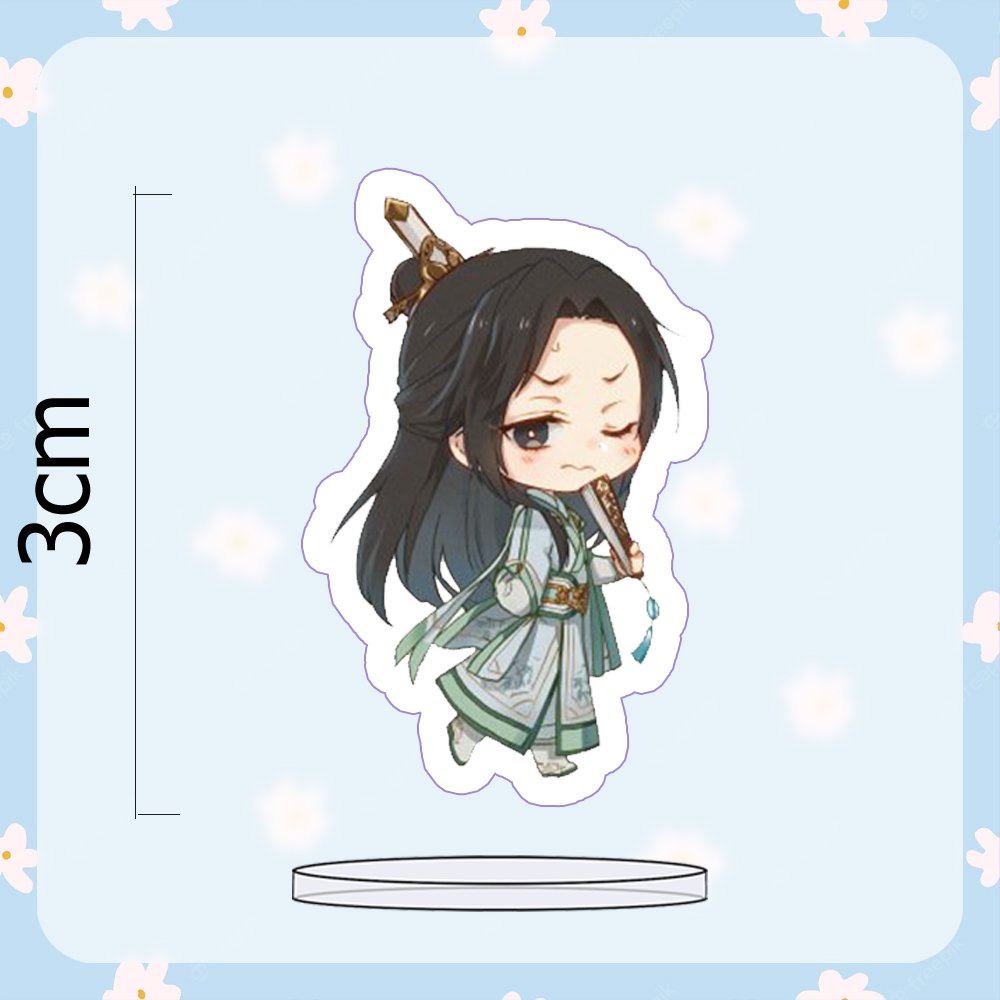 Mô hình Standee  x Móc khóa mica acrylic HỆ THỐNG TỰ CỨU CỦA NHÂN VẬT PHẢN DIỆN MẶC HƯƠNG ĐỒNG KHỨU