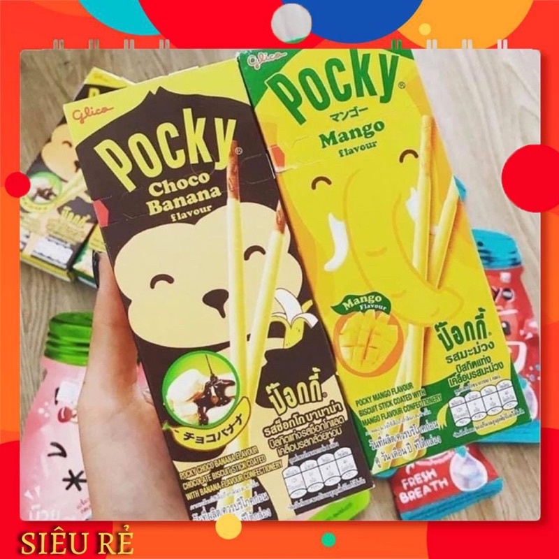 Pocky chuối socola chuẩn Thái Lan