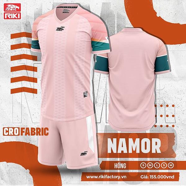Bộ Quần Áo Đá Bóng Chính Hãng Riki Namor 2022 - Chất Vải Thoáng Mát - Co Giãn 4 Chiều