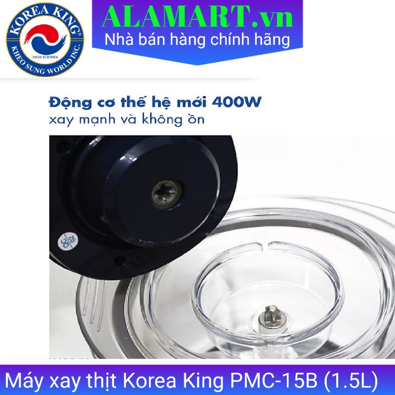 Máy xay thịt Korea King PMC-15B (400w) (Xanh)