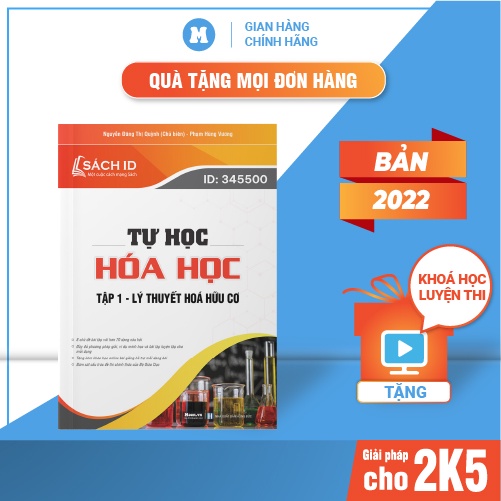 Sách hoá học luyện thi thpt quốc gia và đánh giá năng lực 2023, 3000 câu hỏi lý thuyết hữu cơ lớp 12.