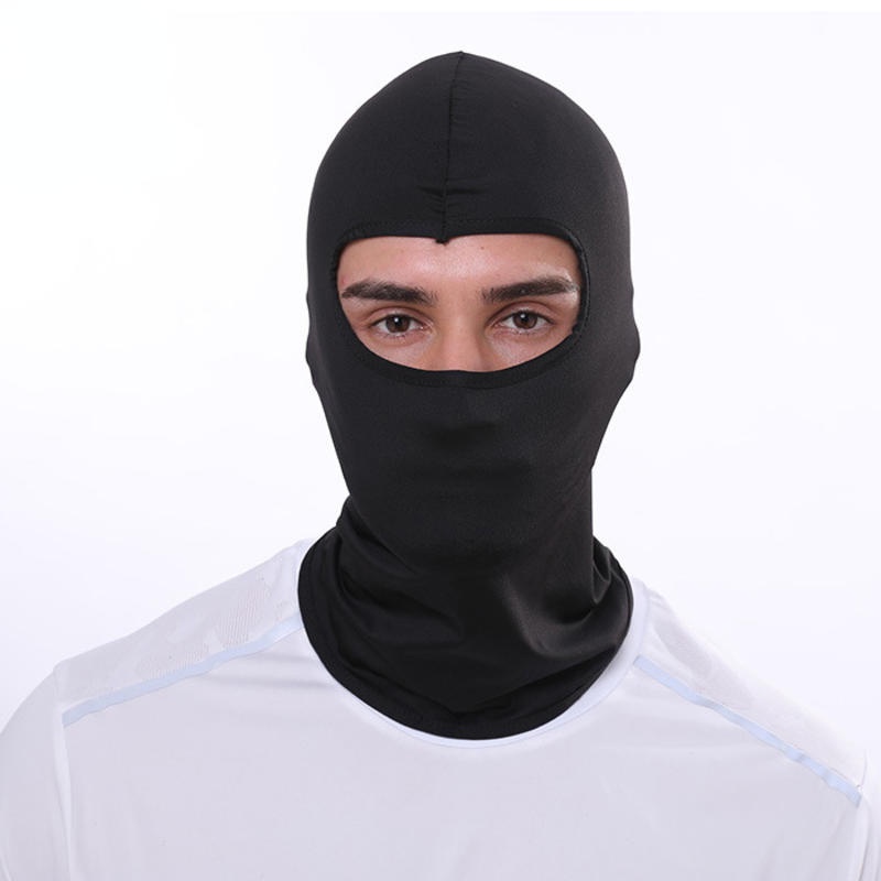 Mũ Trùm Đầu Chống Nắng Họa Tiết Rằn Ri Bảo Vệ Khi Lái Xe