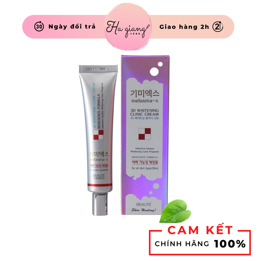 Kem dưỡng mờ thâm nám, tàn nhang Melasma-X 3D Whitening Clinic Cream 40ml