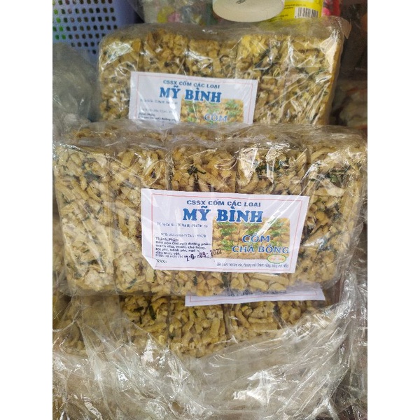 cốm mì có chà bông, hành ngò túi 260g (10 bịt nhỏ)