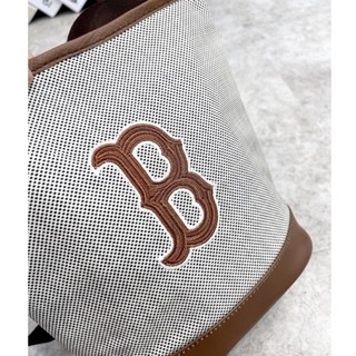 [Tặng Túi Giấy MLB] Túi Đeo Chéo MLB Basic Big Logo Canvas Small Tote Bag Siêu Phẩm