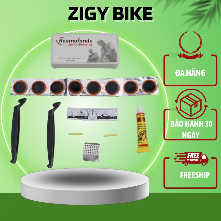 Bộ vá xe đạp thể thao ZIGY BIKE đầy đủ đồ nghề