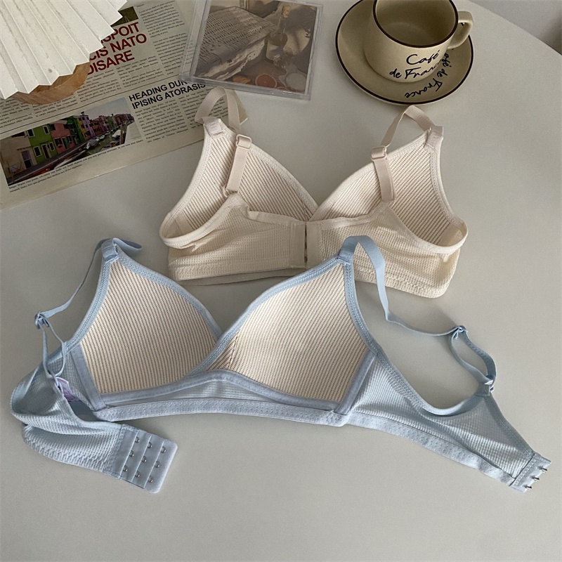 Set Áo lót vải cotton Thêu Hình Gấu + Quần Lót Thời Trang Nữ | BigBuy360 - bigbuy360.vn