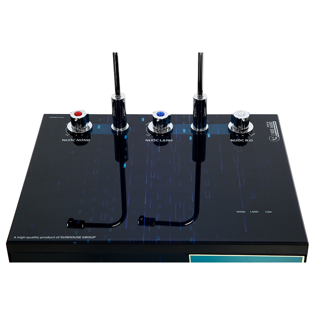 Máy lọc nước RO nóng nguội lạnh Sunhouse SHA76215CK 9 lõi