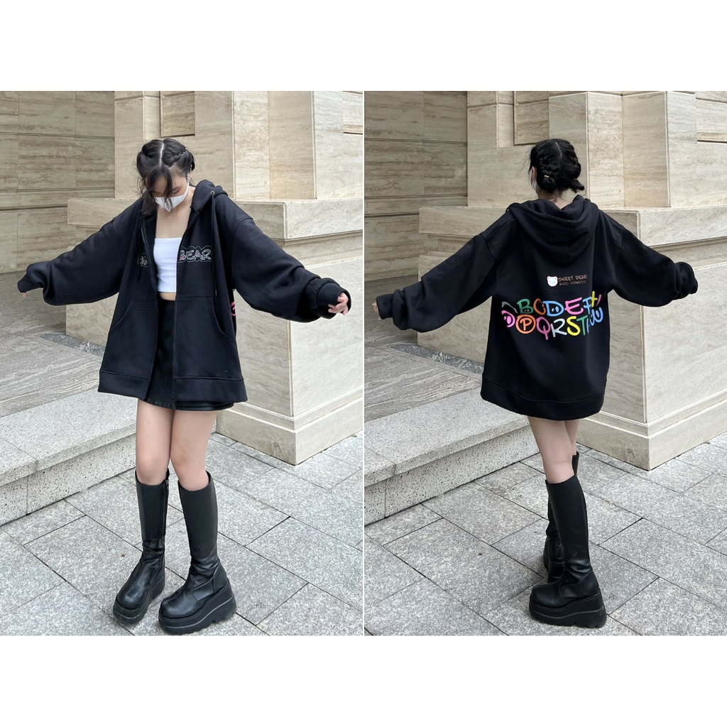 Áo KHOÁC Hoodie Xanh Rêu NEVER THAT và Ulzzang Unisex 1hitshop