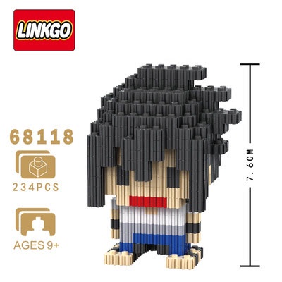 Đồ Chơi Lắp Ráp LEGO LINKGO Kimetsu No Yaiba và Naruto, Mô Hình Nhân Vật 3D Chibi Cho Trẻ Với 300+ Mảnh Ghép