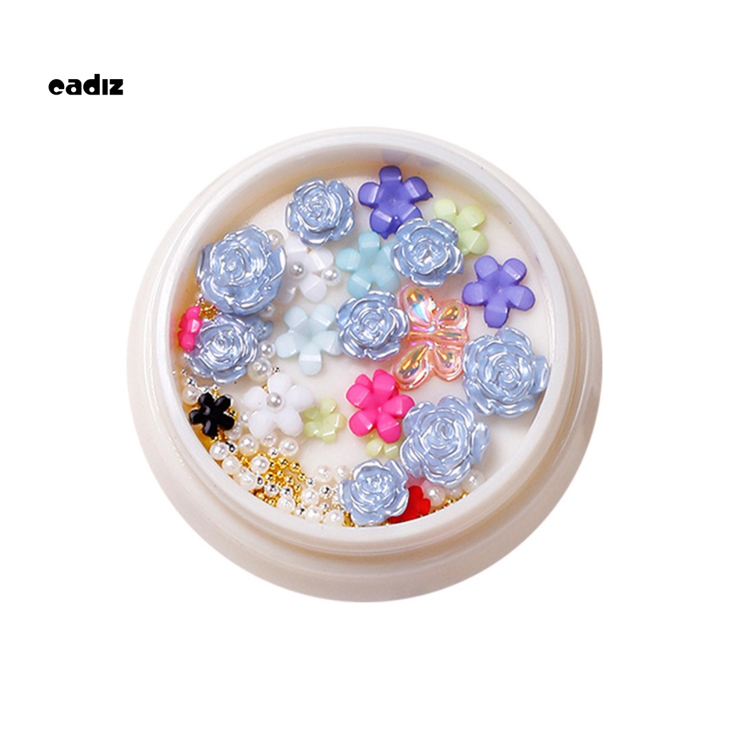 1 Hộp Phụ Kiện Hoa Trà 3D Trang Trí Móng Tay