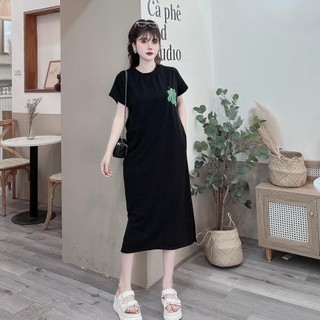 Váy suông dáng dài , đầm suông bầu chất cotton Helen Clothing NY