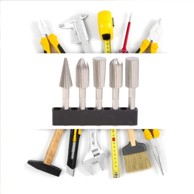 Bộ 5 Mũi Mài Dạng Xoay Nhiều Hình Dạng 1 / 4 "H.S.S.S Tự Làm