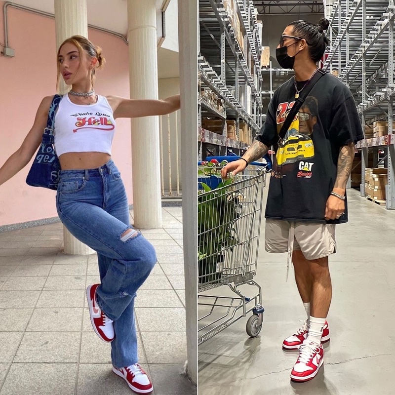 GIÀY SNEAKER JORDAN 1 LOW GYM RED TẶNG KÈM BỘ QUÀ TẶNG GIÁ TRỊ