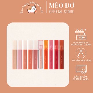 Son môi dạng kem Black Rouge Half N Half Water Velvet & Water Glow Hàn Quốc mềm mịn, không khô môi