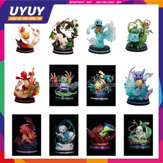 [POKEMON] Mô Hình Nhân Vật Pokemon Tiểu Cảnh Tung Tuyệt Chiêu