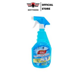 Dung dịch nước lau kính đa năng, nước tẩy dạng chai xịt 800gr - HUY TUONG