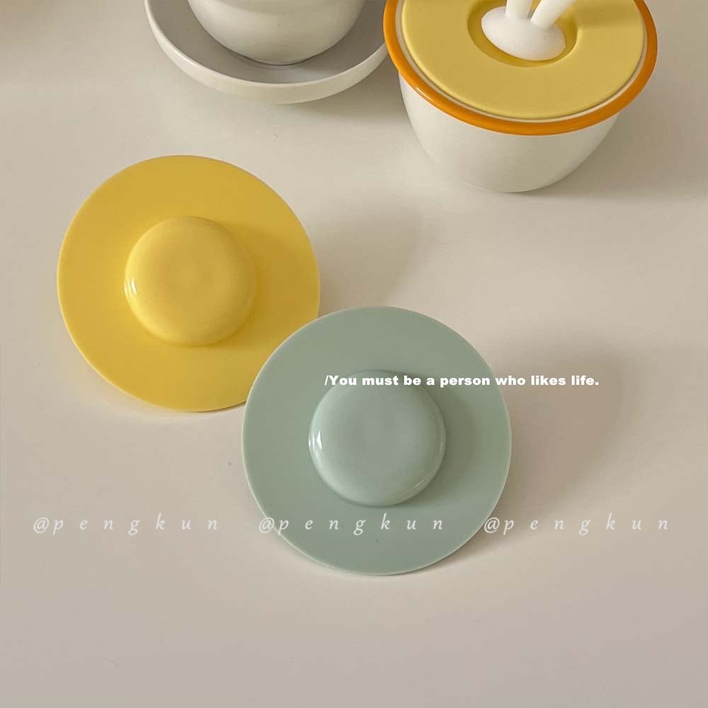 Nắp Đậy Cốc Trà Bằng Silicone Chống Bụi Chống Rò Rỉ Hình Tai Thỏ Đáng Yêu