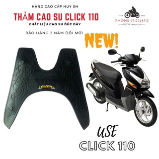 Thảm lót chân click 110 - thảm cao su xe máy click 110