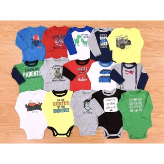 Set 5 bodysuit cotton tay dài cho bé hàng xuất dư xịn xò(đọc mô tả)
