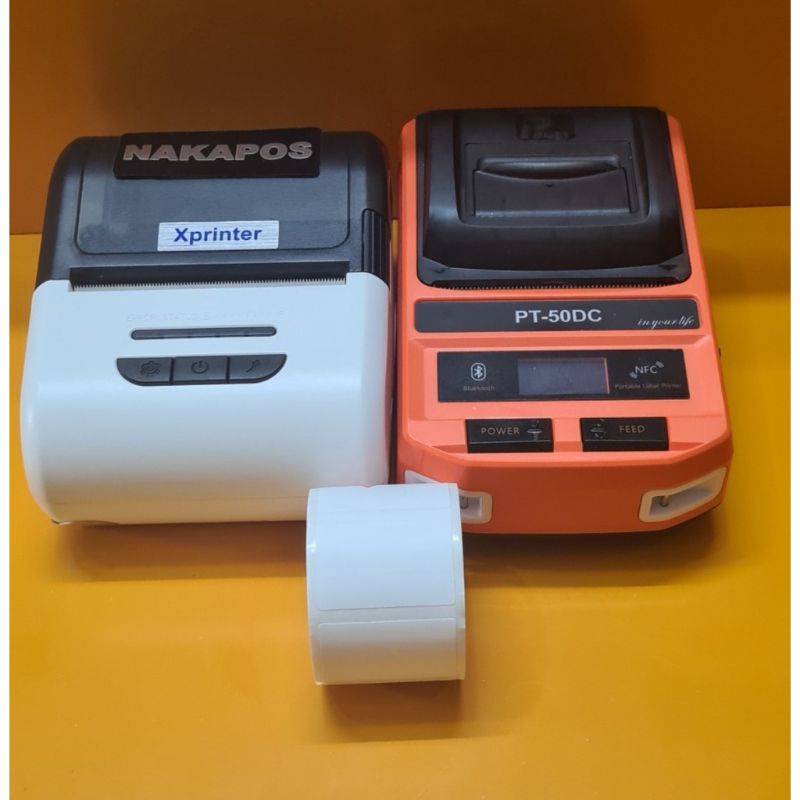 Giấy in nhiệt dán được cho máy in bluetooth mini cầm tay,máy in con mèo, máy Peripage, máy PT210...