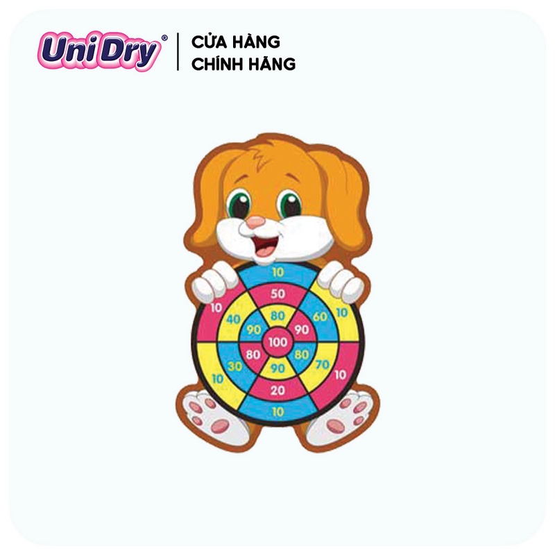 Đồ chơi ném banh dính hình thú Unidry