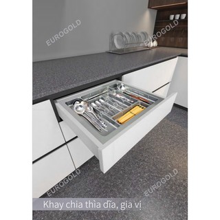 KHAY CHIA THÌA NĨA CHẤT LIỆU NHỰA CAO CẤP ET450 - ET500 - THƯƠNG HIỆU EUROGOLD