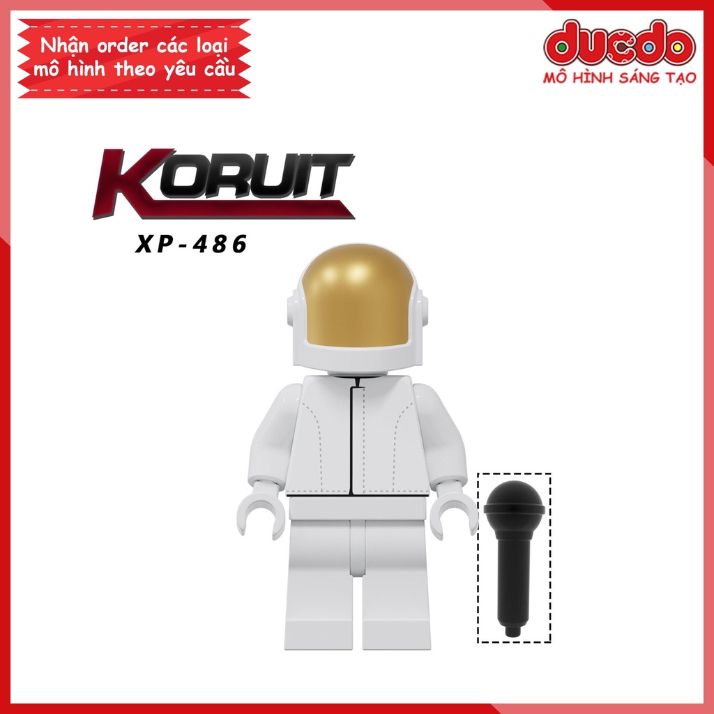 Minifigures nhân vật Nhóm Nhạc Nổi Tiếng Daft Punk - Đồ chơi Lắp ghép Xếp hình Mô hình Mini KORUIT KT1063