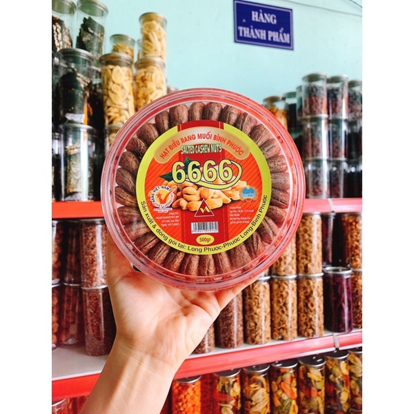 500GR HẠT ĐIỀU CỒ XẾP HOA RANG MUỐI BÌNH PHƯỚC