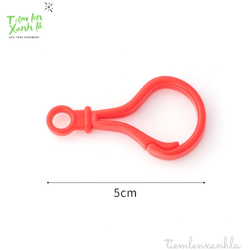 Móc khoá dấu hỏi màu sắc pastel tiện lợi