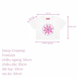 Áo ERRORIST Daisy Croptop